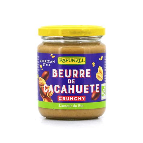 Beurre de cacahuète bio crunchy