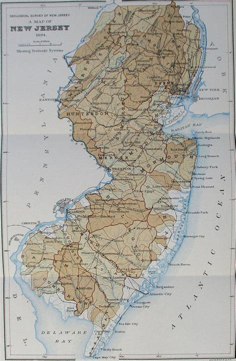 Map Of New Jersey Rivers World Map