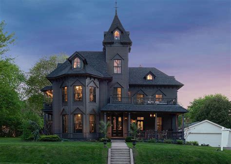 The Castle House A Restored 1872 Gothic Revival Victorian House In