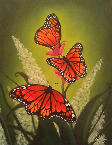 Monarch Butterfly Illustration Butterfly Art Print