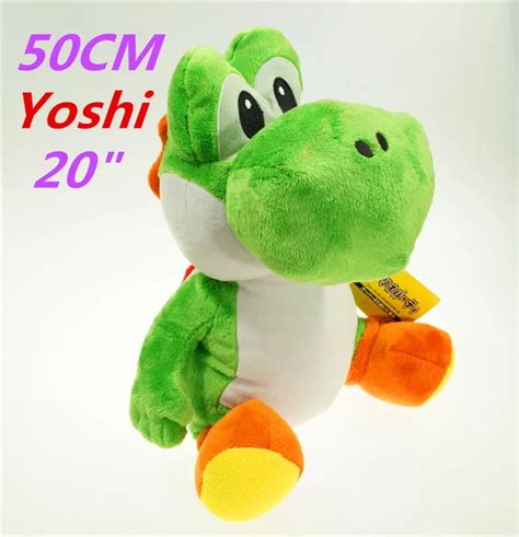 50cm Yoshi Plush Toy Doll Big Size Giant Yoshi Super Mario Bros Yoshi