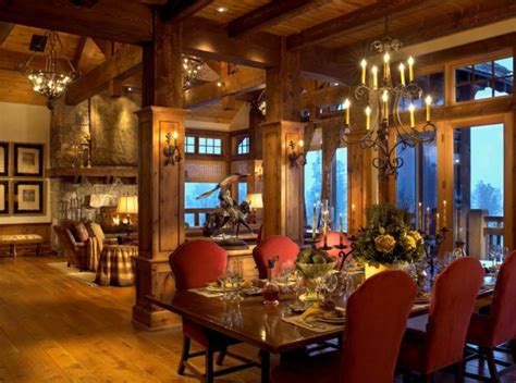 I always aim to share a room makeover with you every couple of months. 15 Warm & Cozy Rustic Dining Room Designs For Your Cabin