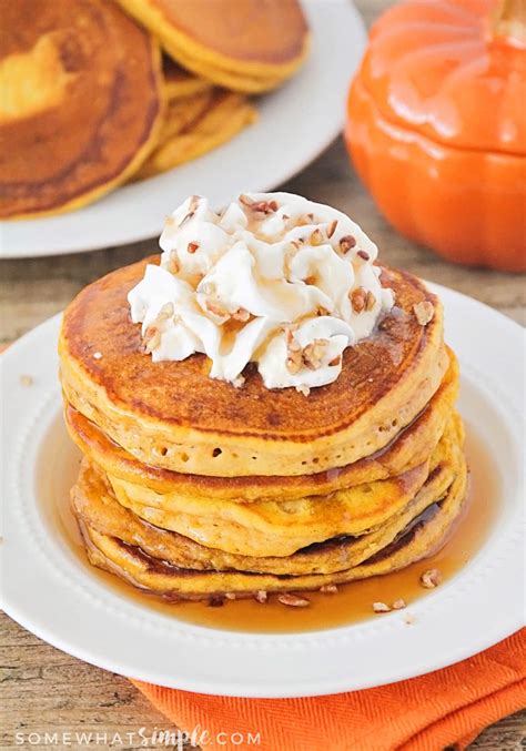 Pumpkin Pancakes Recipe Fluffy Every Time Somewhat Simple