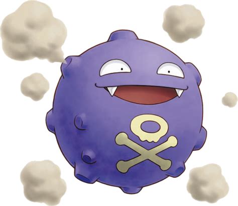 Pokemon #109 Koffing Uncommon Picture - For Pokemon Go Players