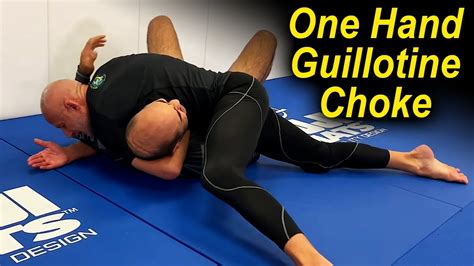 How To Do The One Hand Jiu Jitsu Guillotine Choke By Karel Silver Fox