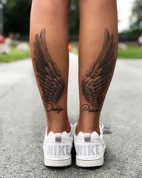 Angel Wings Legs Temporary Tattoos Tattoo Leg Tattoos Arm Back Etsy