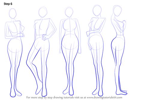 How To Draw A Person Full Body Step By Step Drawing Step Body Draw