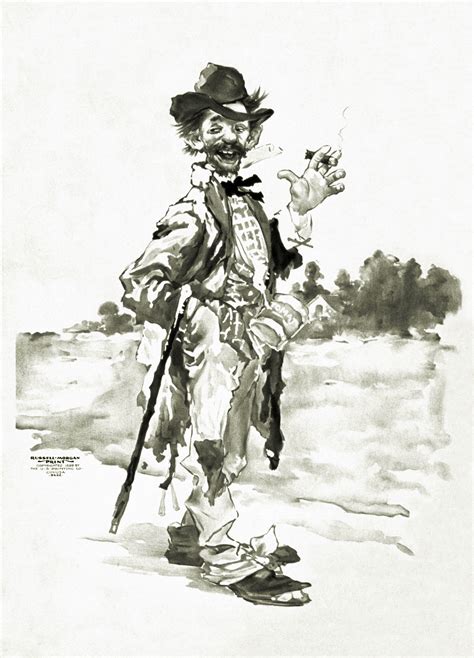 File:Tramp smoking cigar with cane over arm - restoration.jpg