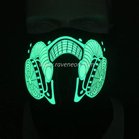 Sound Reactive Led Mask Party Supplies Glow Products From Rave Neon