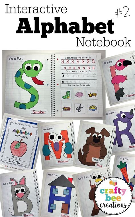 This Interactive Alphabet Notebook Is Great For Preschool And