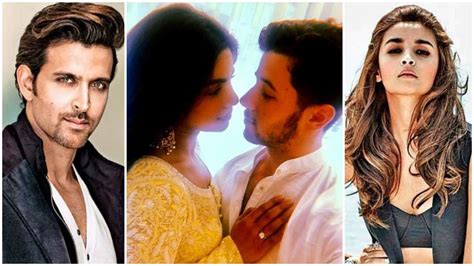 Priyanka Chopra Nick Jonas Engagement Hrithik Roshan To Alia Bhatt