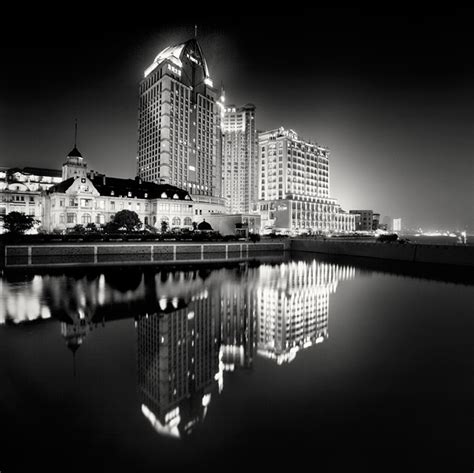 Black And White City Lights Photography Skyline Image 69119 On