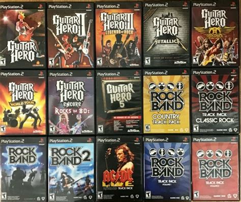 Guitar Hero Rock Band Playstation 2 Ps2 Tested Icommerce On Web