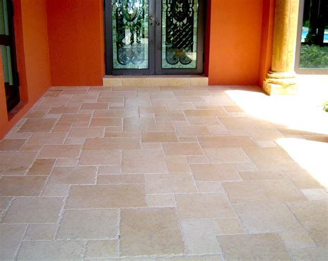 Travertine Flooring Is Tough And Very Durable Its A Limestone