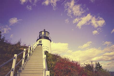 Autumn Lighthouse Photograph By Olivia Stclaire Fine Art America
