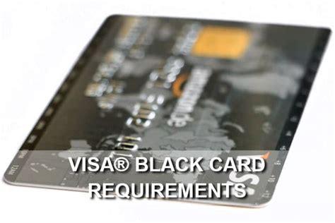 Visa Black Card Requirements 5 Things You Need To Know Now