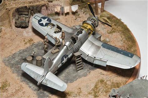 Diorama Corsair F 4u 1 Model Airplanes Model Aircraft Model Planes