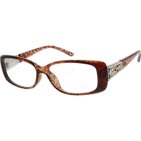 gorgeous full rim plastic frame for women with metal ornaments on the temple arms price
