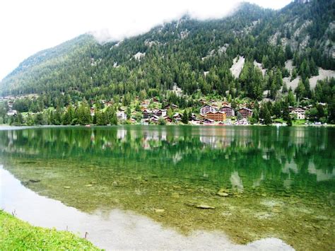 Switzerland Alps Lake Reflection Switzerland Alps