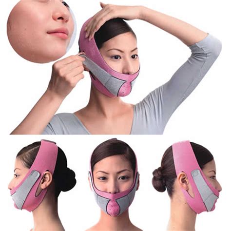 breathable elastic face lifting belt mask face slimmer facial slimming bandage v face shaper