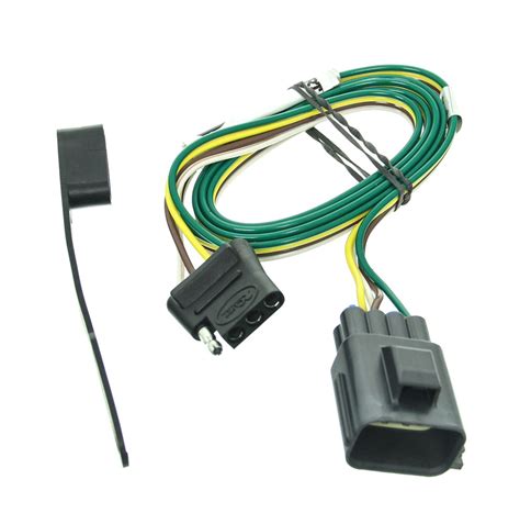 5 to 4 wire converter: Curt T-Connector Vehicle Wiring Harness for Factory Tow Package - 4-Pole Flat Trailer Connector ...
