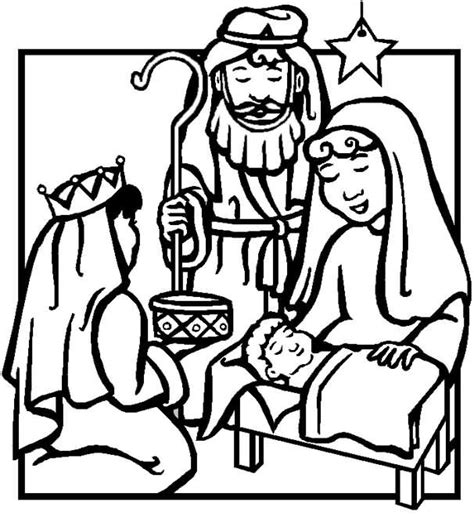 Moldes para Todo Dibujos del Nacimiento de Jesús