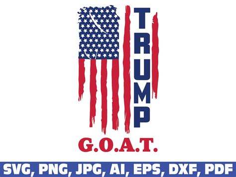 Trump Greatest of All TimeSVG trump 2024 svg trump flag svg | Etsy