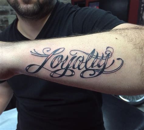 Loyalty Over Love Tattoo Forearm Tattoo Designs