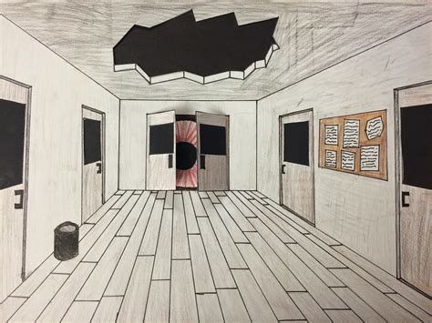 Mrs Willes Art Room Advanced Art 1 Point Perspective Drawings