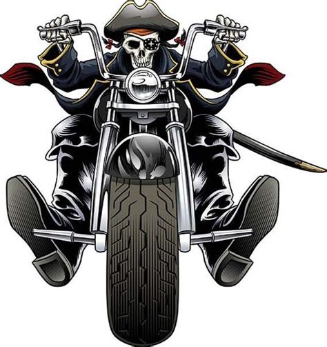 Buy Pirate Biker Motorcycle Chopper Harley Davidson Halloween