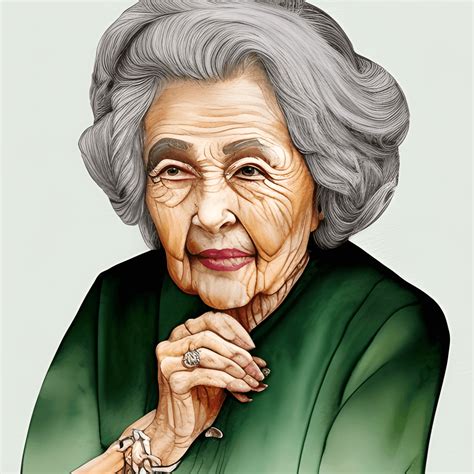 Watercolored Elderly Woman Clip Art · Creative Fabrica