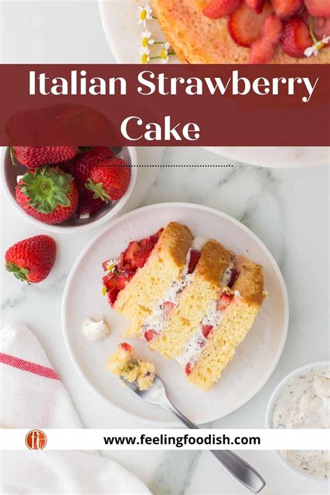 Italian Strawberry Cassata Cake Feeling Foodish