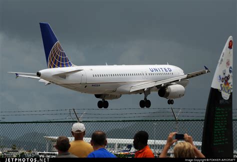 N403ua Airbus A320 232 United Airlines Fokker Aircraft Jetphotos