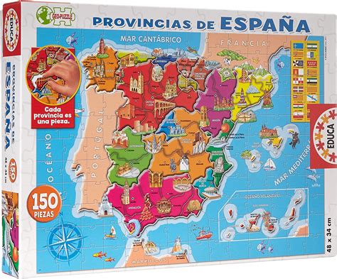 Educa Borras 14870 150 Spain Provinces Uk Toys And Games