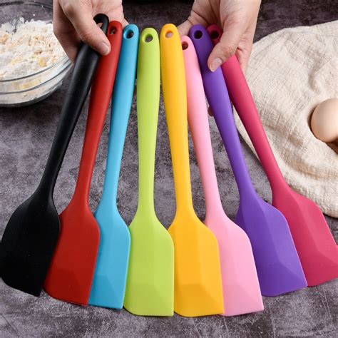 20cm Rubber Spatula Heat Resistant Non Stick Flexible Scrapers