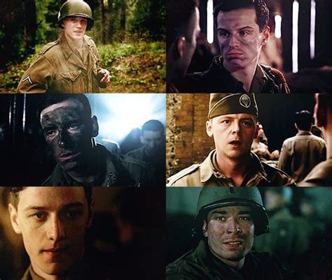 Band Of Brothers Andrew Scott Michael Fassbender James Mcavoy Simon