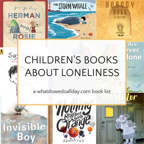 Childrens Books That Address Loneliness