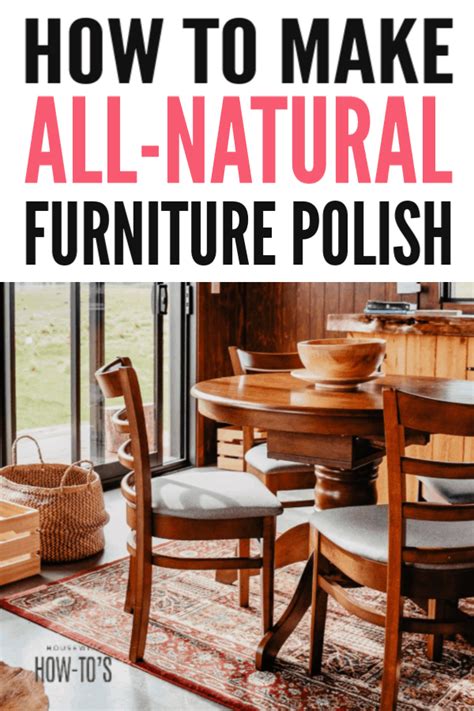 Repeat as much as you like, for all your furniture. Homemade Furniture Polish Recipe: Clean and shine for pennies!