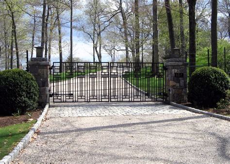 An Art Deco Inspired Custom Designed Automated Driveway Gate Designed