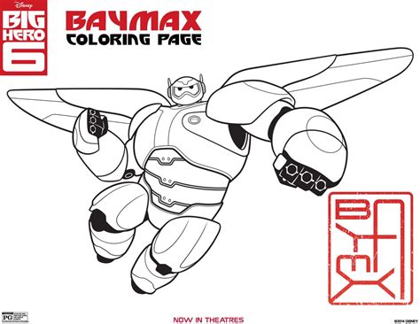 BIG HERO 6 Coloring Pages Activity Sheets And Printables