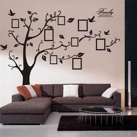Tree Decal For Wall With Picture Frames At Jennifer Wagner Blog