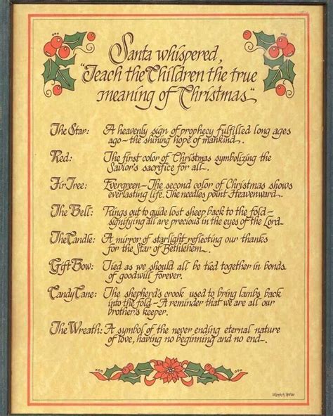 The True Meaning Of Christmas Poem Cwfk Christmas Poems Meaning Of