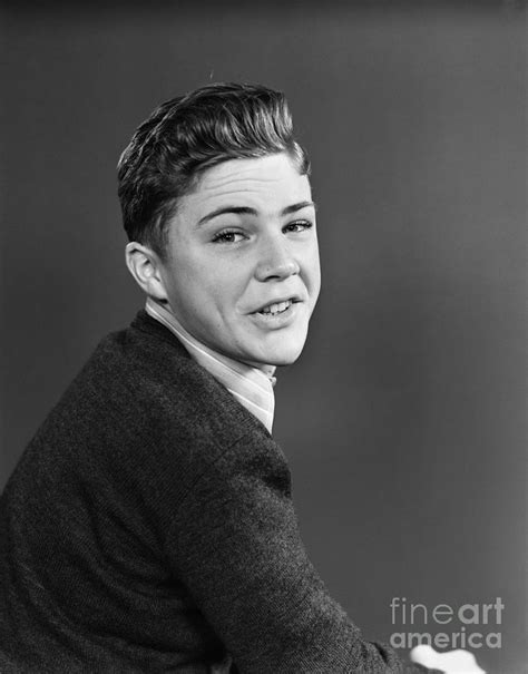 Teenage Boy C1950s Photograph By H Armstrong Robertsclassicstock