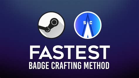 Fastest Way To Craft Badges On Steam Level Up Fast Youtube