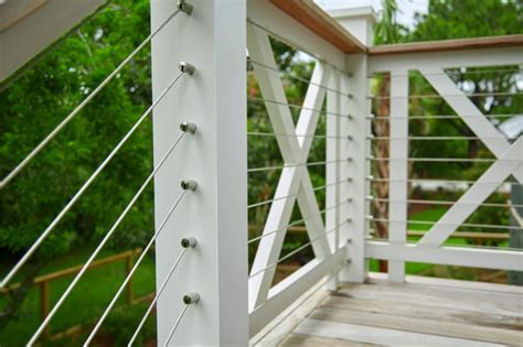 Cable Railing For A Southern Home Viewrail Porch Handrails Outdoor