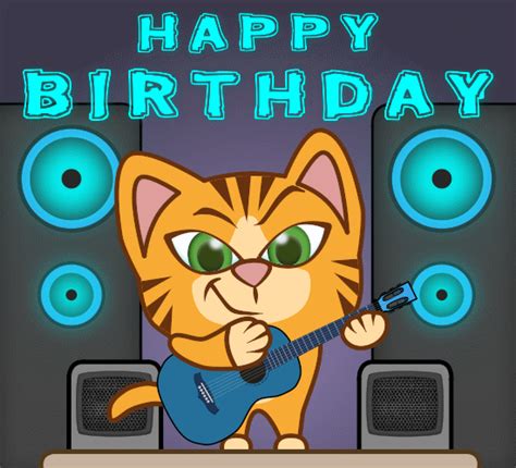 Happy Birthday Rock Style Free Songs Ecards Greeting Cards 123