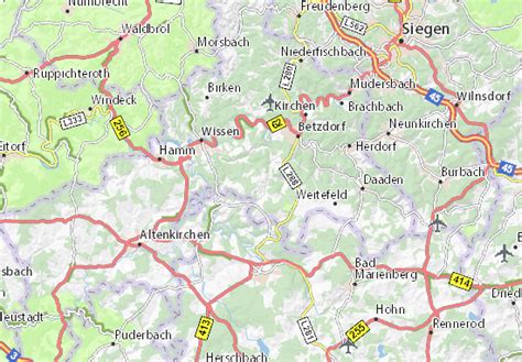 Michelin Landkarte Gebhardshain Stadtplan Gebhardshain Viamichelin