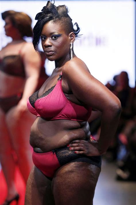 Plus Sized Models At Paris Fashion Show