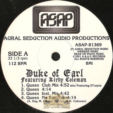 Duke Of Earl Queen Record Rap Music Guide