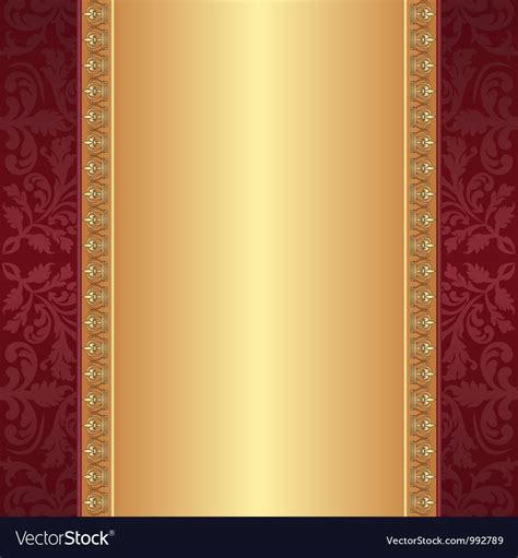 Maroon And Gold Background With Ornaments Download A Free Preview Or
